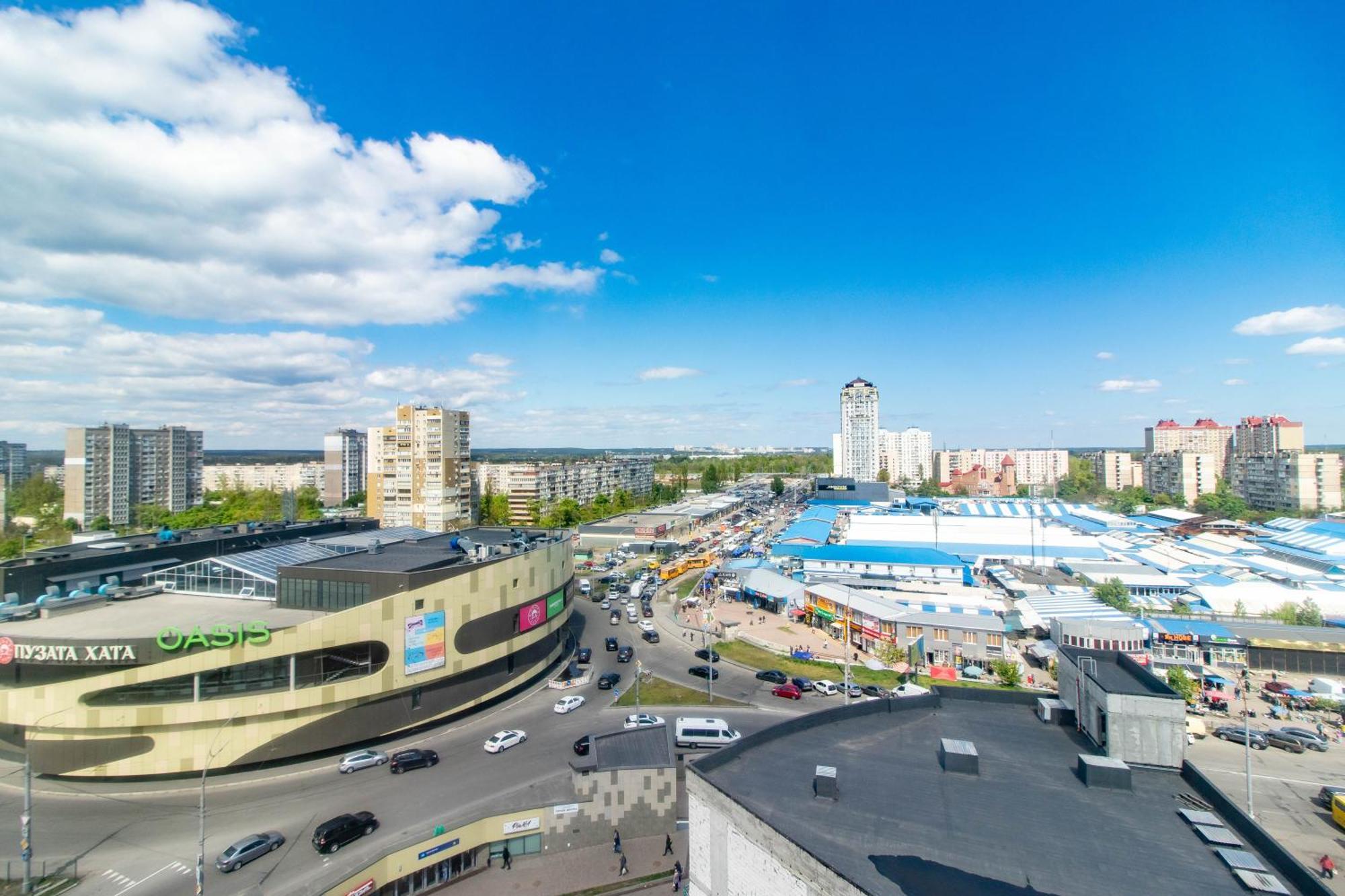 Kvartirkoff Na Obolonskom 40 Kiev Bagian luar foto
