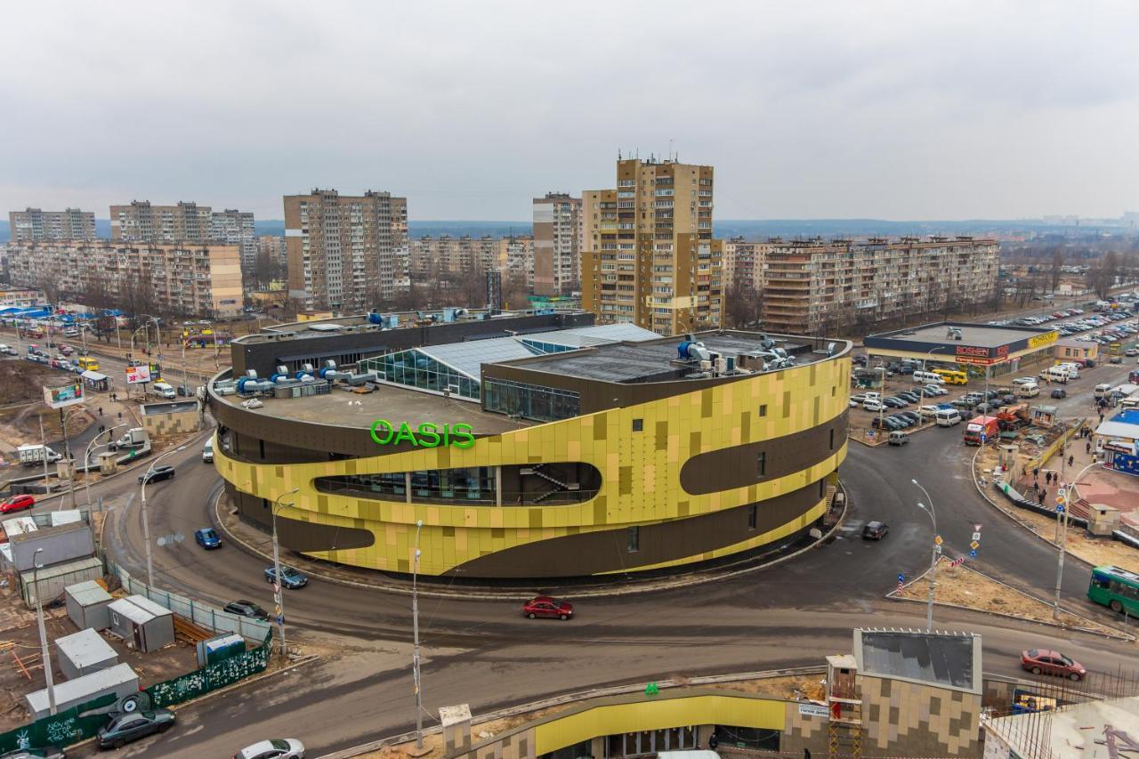 Kvartirkoff Na Obolonskom 40 Kiev Bagian luar foto